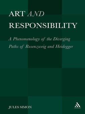 cover image of Art and Responsibility